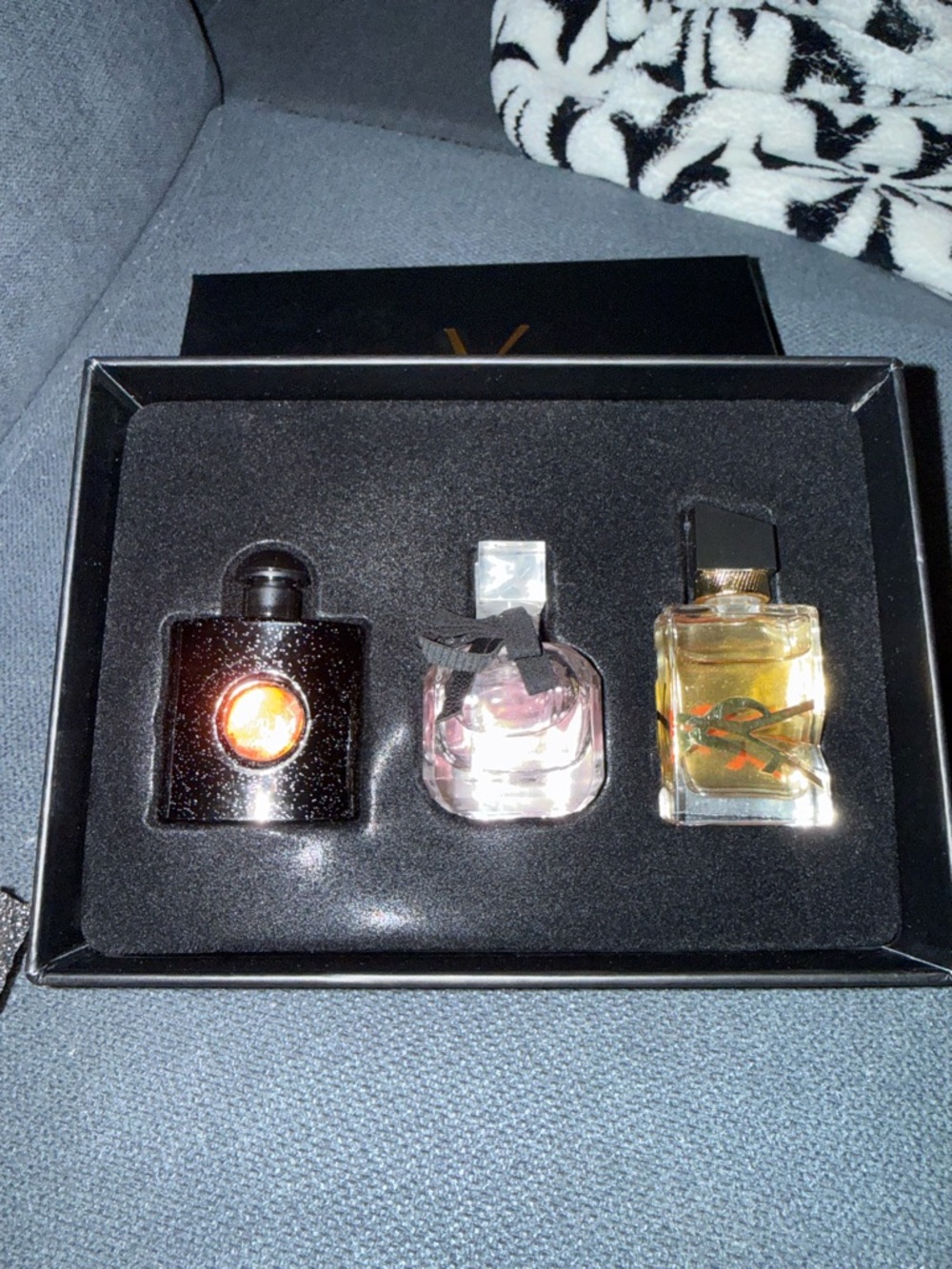 Yves Saint Laurent Black Box with Gold YSL Monogram